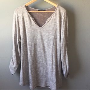 NWT Taupe Shirt 3/4 Sleeve Lightweight